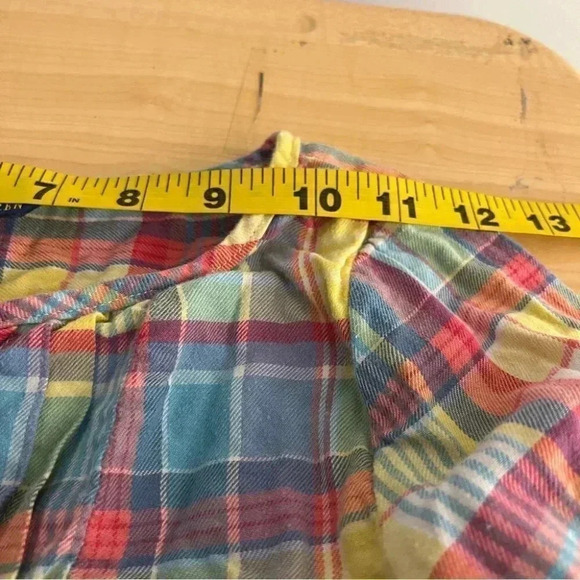 Polo by Ralph Lauren plaid  top - Picture 5 of 9
